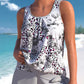 🏖️ 50% RABATT NU! 👙 Mönstrat Tankini-set för Kvinnor – Färgglada Tryck & Bekväm Passform – Perfekt för Strand, Pool & Semester – Snabbtorkande 🌊