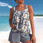 🏖️ 50% RABATT NU! 👙 Mönstrat Tankini-set för Kvinnor – Färgglada Tryck & Bekväm Passform – Perfekt för Strand, Pool & Semester – Snabbtorkande 🌊