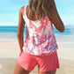 🏖️ 50% RABATT NU! 👙 Mönstrat Tankini-set för Kvinnor – Färgglada Tryck & Bekväm Passform – Perfekt för Strand, Pool & Semester – Snabbtorkande 🌊