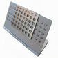 Modern minimalistisk skjutbar metallkalender