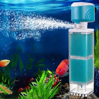 🐠 50% RABATT NU! Automatiskt akvariefiltersystem – flerskiktsfiltrering, syresättning & energisnål – håller vattnet klart och rent 🌊✨