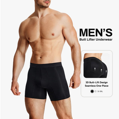 Men's Padded Butt Lifting Boxer Briefs