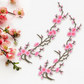Elegant Plum Blossom Iron-On Patch