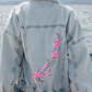 Elegant Plum Blossom Iron-On Patch
