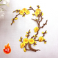 Elegant Plum Blossom Iron-On Patch