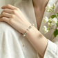Boho Beaded Daisy Flower Bracelet
