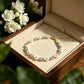 Boho Beaded Daisy Flower Bracelet