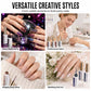 💅 50% RABATT NU! Reflekterande glitter gel nagellack – tunna penseln, hög pigmentering & 12 nyanser – håller i upp till 30 dagar – perfekt för bröllop, fest och tävlingskonst ✨💎