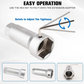 🔩 50 % RABATT NU! 🛠️ 10-delars Gängrensningssats för Axlar & Spindlar – Cr-Mo-Stål, 8 Storlekar & Praktiskt Förvaringsfodral 🚗