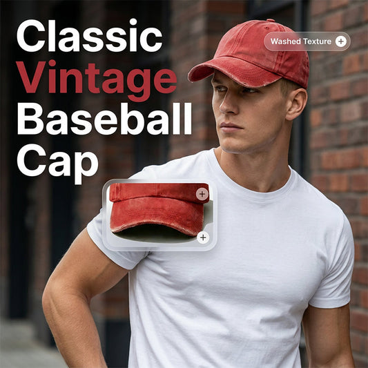 Unisex vintage basebollkeps