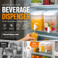 ❄️50 % rabatt under en begränsad tid – perfekt för en sval sommar! 🌈Ett sommarmåste! 🍹🧊Skapa din egen dryckesbar hemma! 🧊🥂Platssparande kylskåpsdispenser för drycker med kran