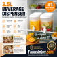 ❄️50 % rabatt under en begränsad tid – perfekt för en sval sommar! 🌈Ett sommarmåste! 🍹🧊Skapa din egen dryckesbar hemma! 🧊🥂Platssparande kylskåpsdispenser för drycker med kran
