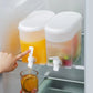 ❄️50 % rabatt under en begränsad tid – perfekt för en sval sommar! 🌈Ett sommarmåste! 🍹🧊Skapa din egen dryckesbar hemma! 🧊🥂Platssparande kylskåpsdispenser för drycker med kran