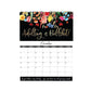 Bold 2027 Blommig planeringskalender