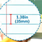 Magnetisk raderbar linjerad whiteboard
