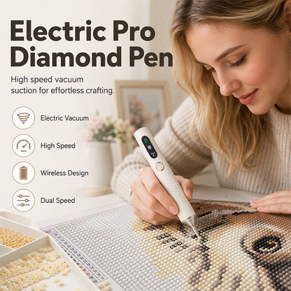 🥳STOR REA 2026🥳💞Över 50 000 sålda!⏳Uppladdningsbar elektrisk penna för diamond painting
