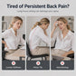 🪑 50% RABATT NU! ✨ Ergonomisk sittdyna i memory foam med ryggstöd – bekväm & stödjande för hem, kontor och bil 💺🛡️