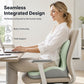 🪑 50% RABATT NU! ✨ Ergonomisk sittdyna i memory foam med ryggstöd – bekväm & stödjande för hem, kontor och bil 💺🛡️