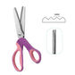✂️ 50% RABATT NU! Multifunktionell taksax med tandad design – perfekt för sömnad, quiltning, scrapbooking, läderarbete och grönsaksklippning 🧵✨