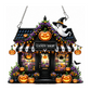 Halloween-kit för att göra egna glittrande konstverk att hänga upp