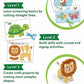 Kids Scissor Skills Activity Book Set