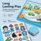 🧩 🧒 Magnetisk tyst bok för barn – Vikbara pusselscenarion, magnetisk & pedagogisk – Stimulerar kreativitet & lärande för pojkar & flickor ✨