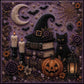 DIY-kit för pärlkonst med syntetiska pärlor och Halloweenmotiv