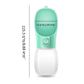 Portable pet water bottle