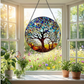 Stained Glass Tree of Life Window Hanging Decor