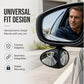 Double-Sided Car Rearview Blind Spot Mirror