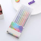 Set med gelpennor med glitter