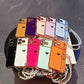 Chic Heart Beaded Strap Phone Case