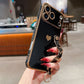 Chic Heart Beaded Strap Phone Case