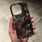 Romantic Lace Print TPU Phone Case
