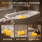 Varma fladdrande flamfria LED-ljus