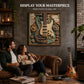 Kreativt 3D-pussel med steampunk-gitarr
