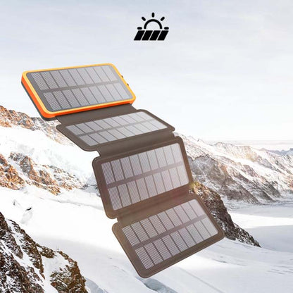 Solcellsladdare med hög kapacitet på 25 000 mAh – snabbladdning