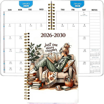 📚 2026–2030 5-Year Planner | Long-Term Monthly Organizer & Goal Planning Log Book for Work, School & Everyday Life