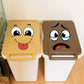4 ark med roliga klistermärken med smileys