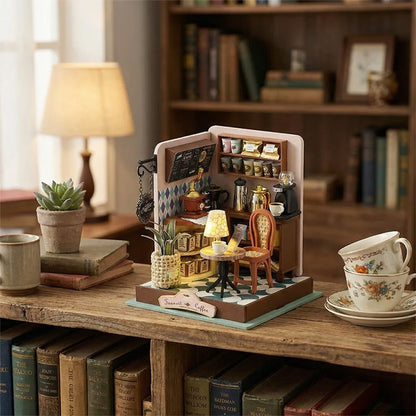 DIY kreativt miniatyrkit för stugmodell