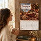 2027 Cats Chillin' with Books Wall Calendar