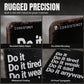 Retro Consistency Quotes Metal Tin Sign