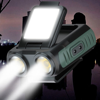 LED klämlampa för keps pannband dimbar med rörelsesensor