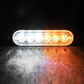 Vattentät LED-lampa med fast ljus och blinkfunktion för lastbilar och motorcyklar
