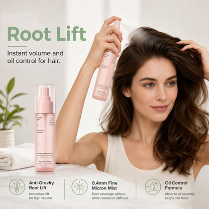 💇‍♀️✨ 50 % RABATT NU! 🌸 Volymgivande Hårspray för Rotlyft – Ger Håret Mer Volym & Ett Fylligare Intryck 🌿💖