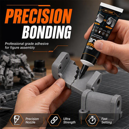 Snabbtorkande 3D-utskriftslim med Precisionsspets