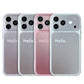 Sweet Heart Pattern Metallic Finish Phone Case