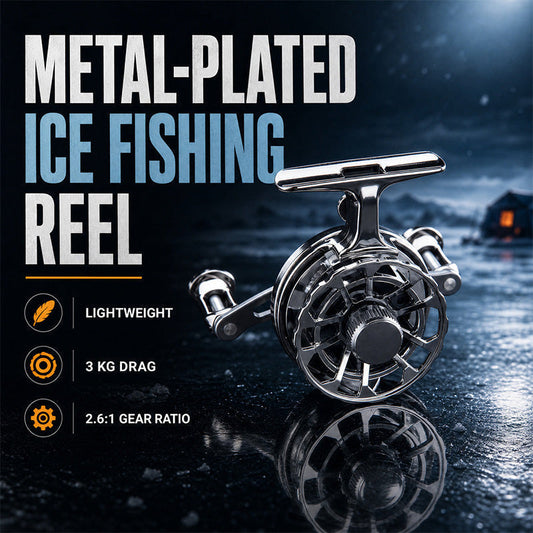 🔥🎁Nyhet 50 % RABATT🔥🎣 Lätt fiskerulle i metall med dubbla vevar – smidig funktion, robust konstruktion och perfekt balans för alla sportfiskare ✨