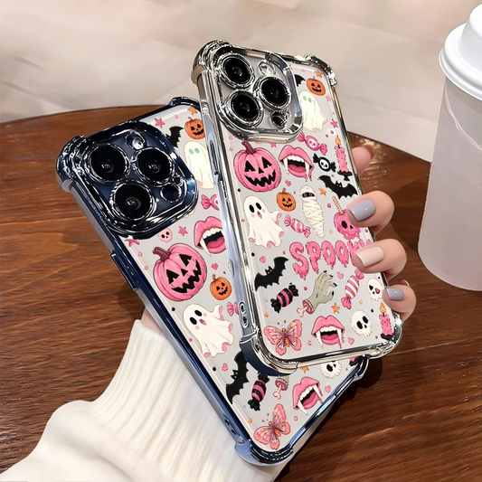 Spooky Halloween Pumpkin Ghost Phone Case