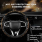 Glittrande rattöverdrag med strass